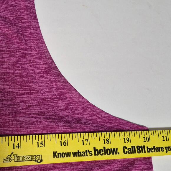 Avia Womens Large Purple Tank Top T-back Round Neckline - Picture 5 of 7